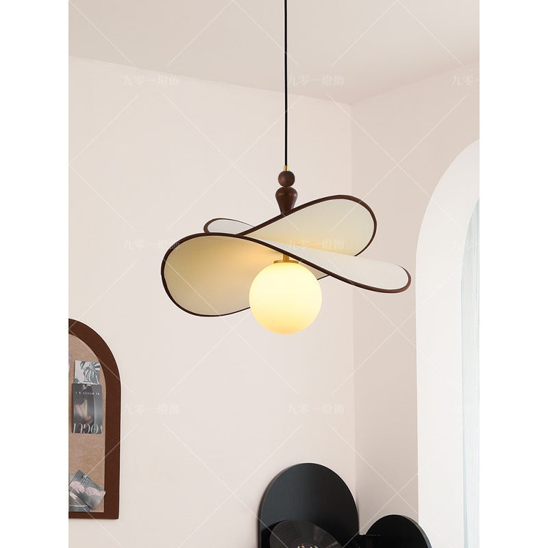 French style glass magic bean chandelier with retro design and warm ambient lighting for living room or study
