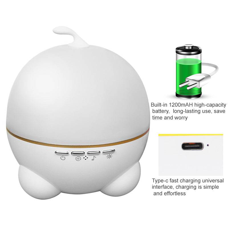 Starry Night light with built-in 1200mAH battery, colorful projection, music night light, Type-C fast charging, romantic atmosphere light