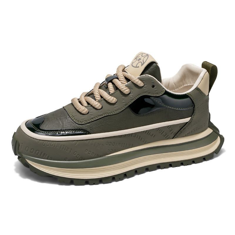 Men's outdoor sneakers with platform sole and durable design for walking and office use